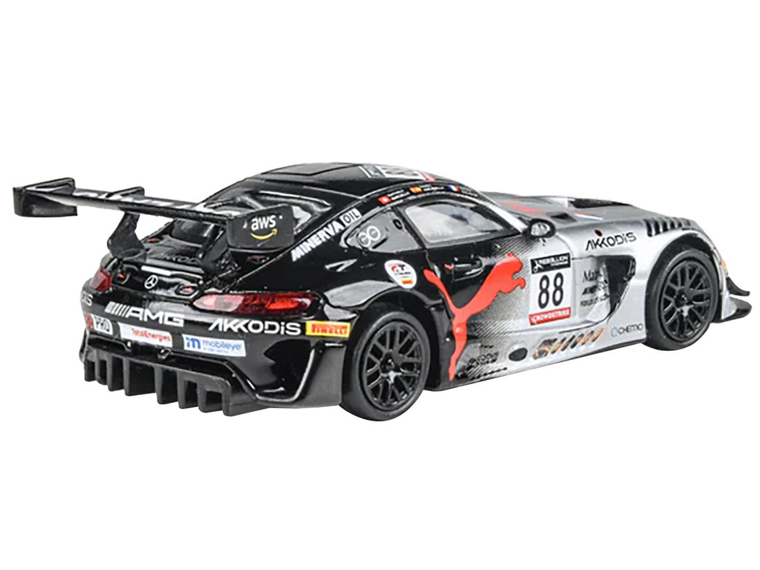 Mercedes-AMG GT3 #88 Jules Gounon - Daniel Juncadella - Raffaele Marciello "Team AKKodis ASP" Winner "24 Hours of Spa" (2022) 1/64 Diecast Model Car by Paragon Models-2