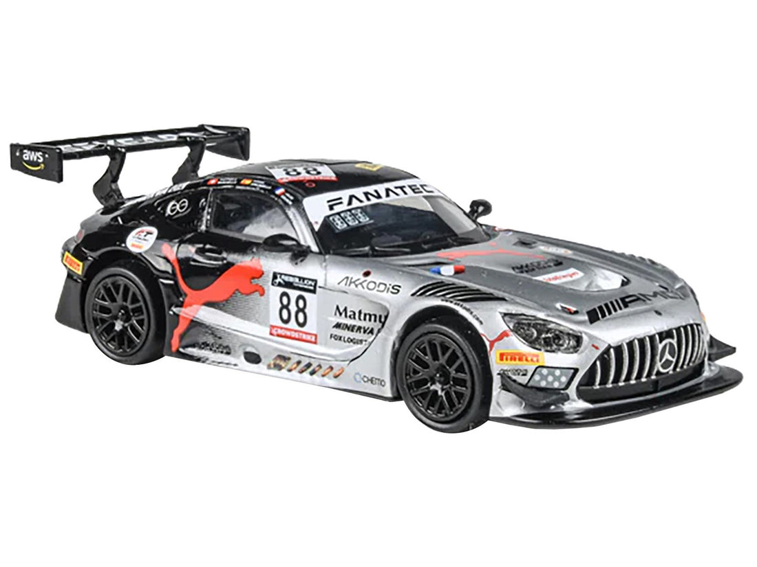 Mercedes-AMG GT3 #88 Jules Gounon - Daniel Juncadella - Raffaele Marciello "Team AKKodis ASP" Winner "24 Hours of Spa" (2022) 1/64 Diecast Model Car by Paragon Models-0