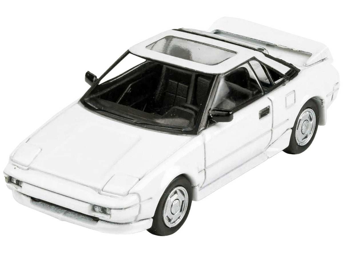 1985 Toyota MR2 MK1 Super White with Sunroof 1/64 Diecast Model Car by Paragon Models-3
