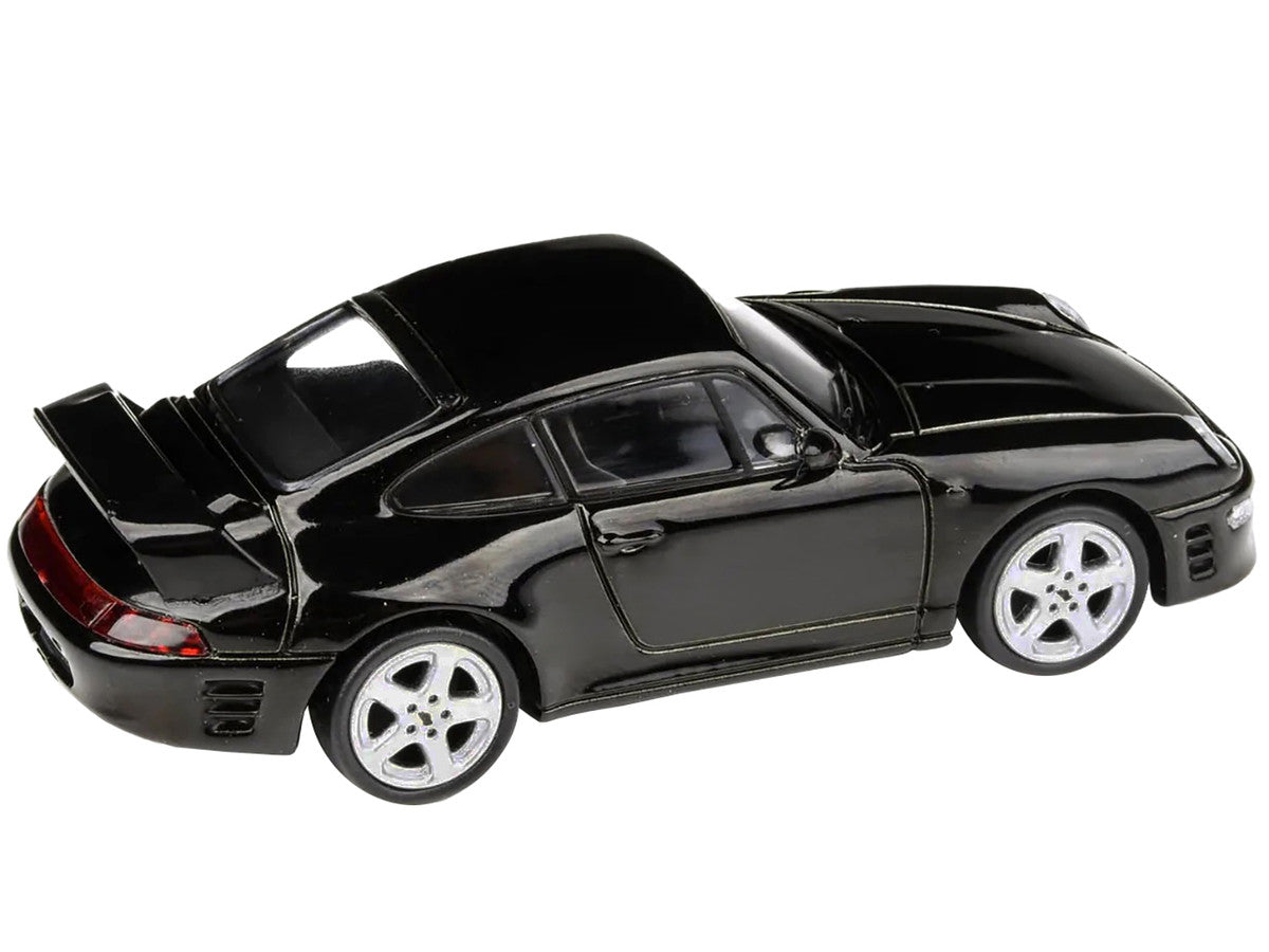 1995 RUF CTR2 Black 1/64 Diecast Model Car by Paragon-1