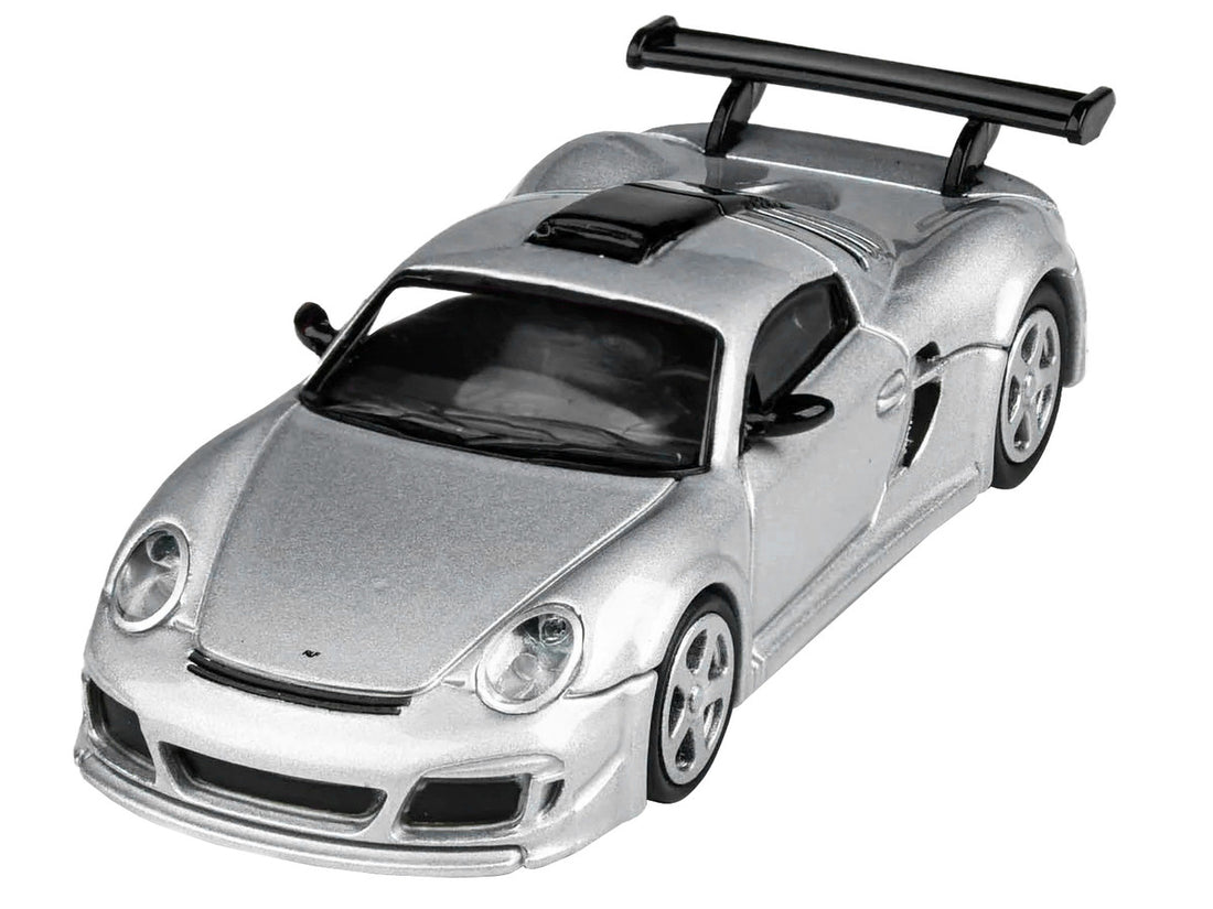 2012 RUF CTR3 Clubsport Silver Metallic 1/64 Diecast Model Car by Paragon Models-3