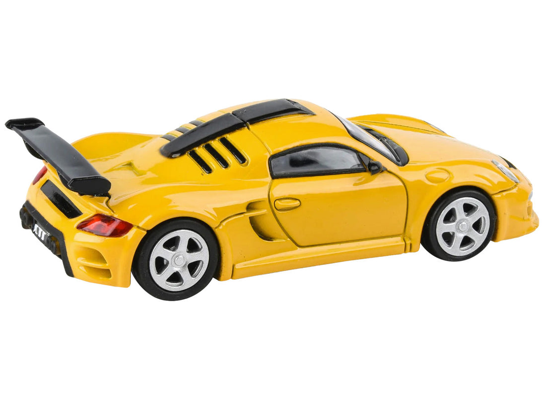 2012 RUF CTR3 Clubsport Blossom Yellow 1/64 Diecast Model Car by Paragon Models-1
