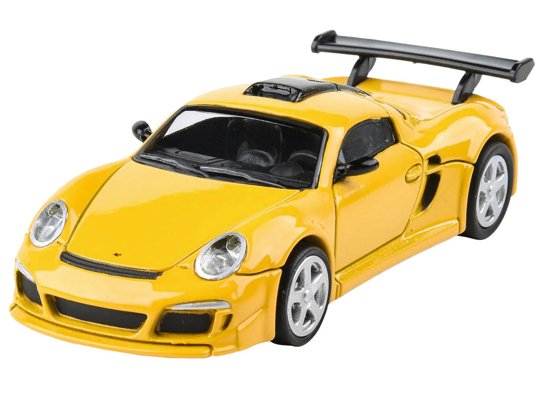 2012 RUF CTR3 Clubsport Blossom Yellow 1/64 Diecast Model Car by Paragon Models-2