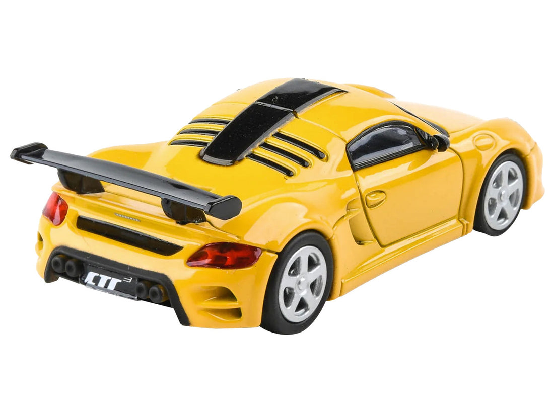 2012 RUF CTR3 Clubsport Blossom Yellow 1/64 Diecast Model Car by Paragon Models-3