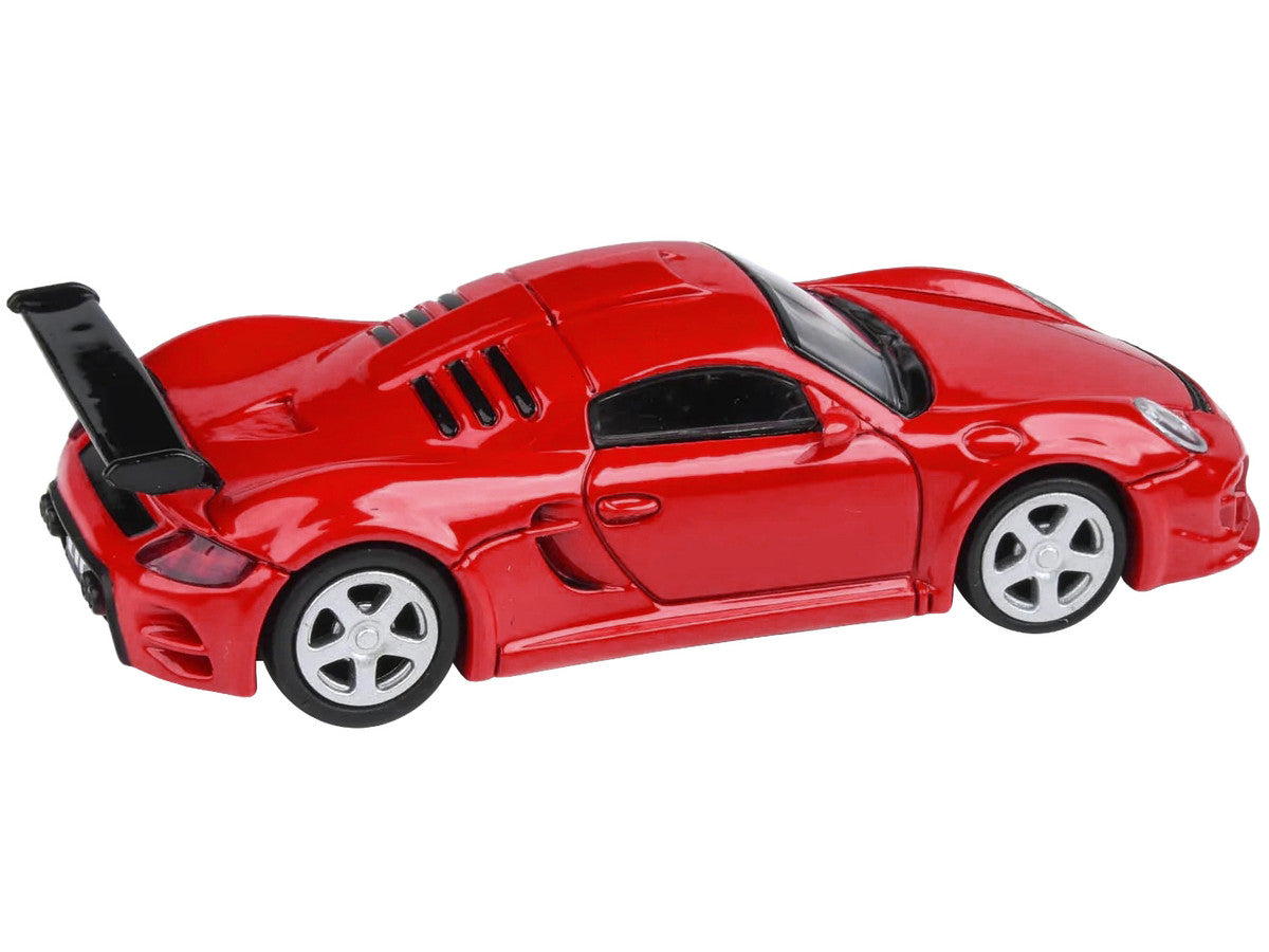 2012 RUF CTR3 Clubsport Guards Red 1/64 Diecast Model Car by Paragon Models-1