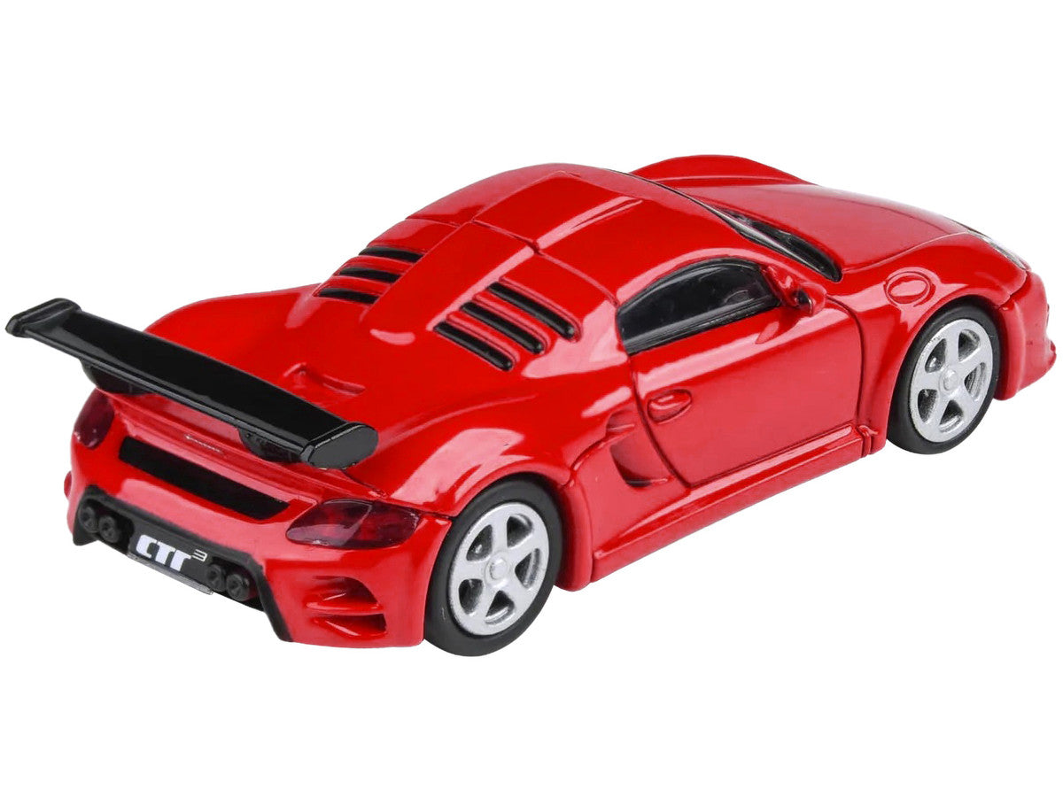2012 RUF CTR3 Clubsport Guards Red 1/64 Diecast Model Car by Paragon Models-3