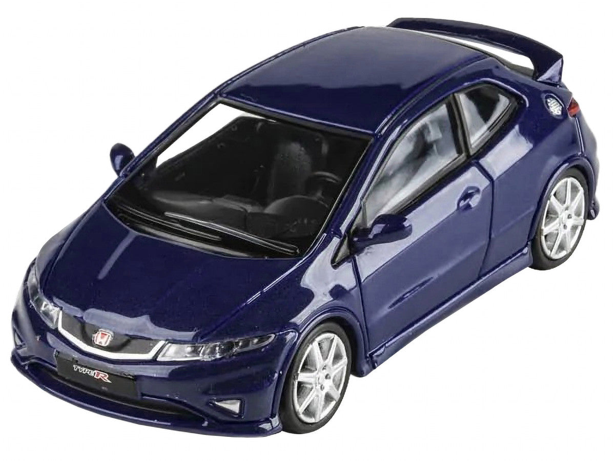 2007 Honda Civic Type R FN2 Sapphire Blue Metallic 1/64 Diecast Model Car by Paragon Models-2