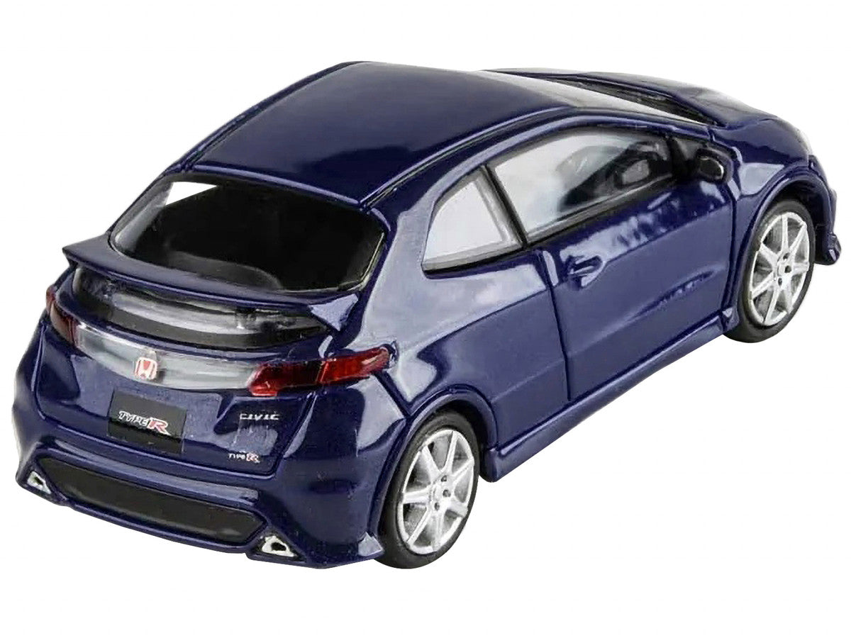 2007 Honda Civic Type R FN2 Sapphire Blue Metallic 1/64 Diecast Model Car by Paragon Models-3