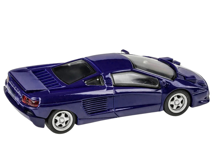 1991 Cizeta V16T Monterey Blue 1/64 Diecast Model Car by Paragon Models-1