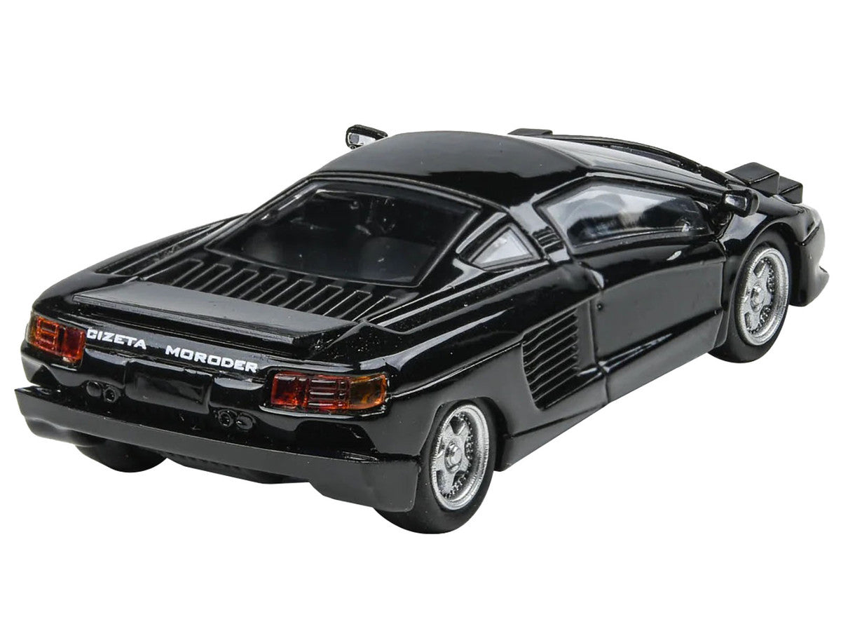 1991 Cizeta V16T Black 1/64 Diecast Model Car by Paragon Models-3