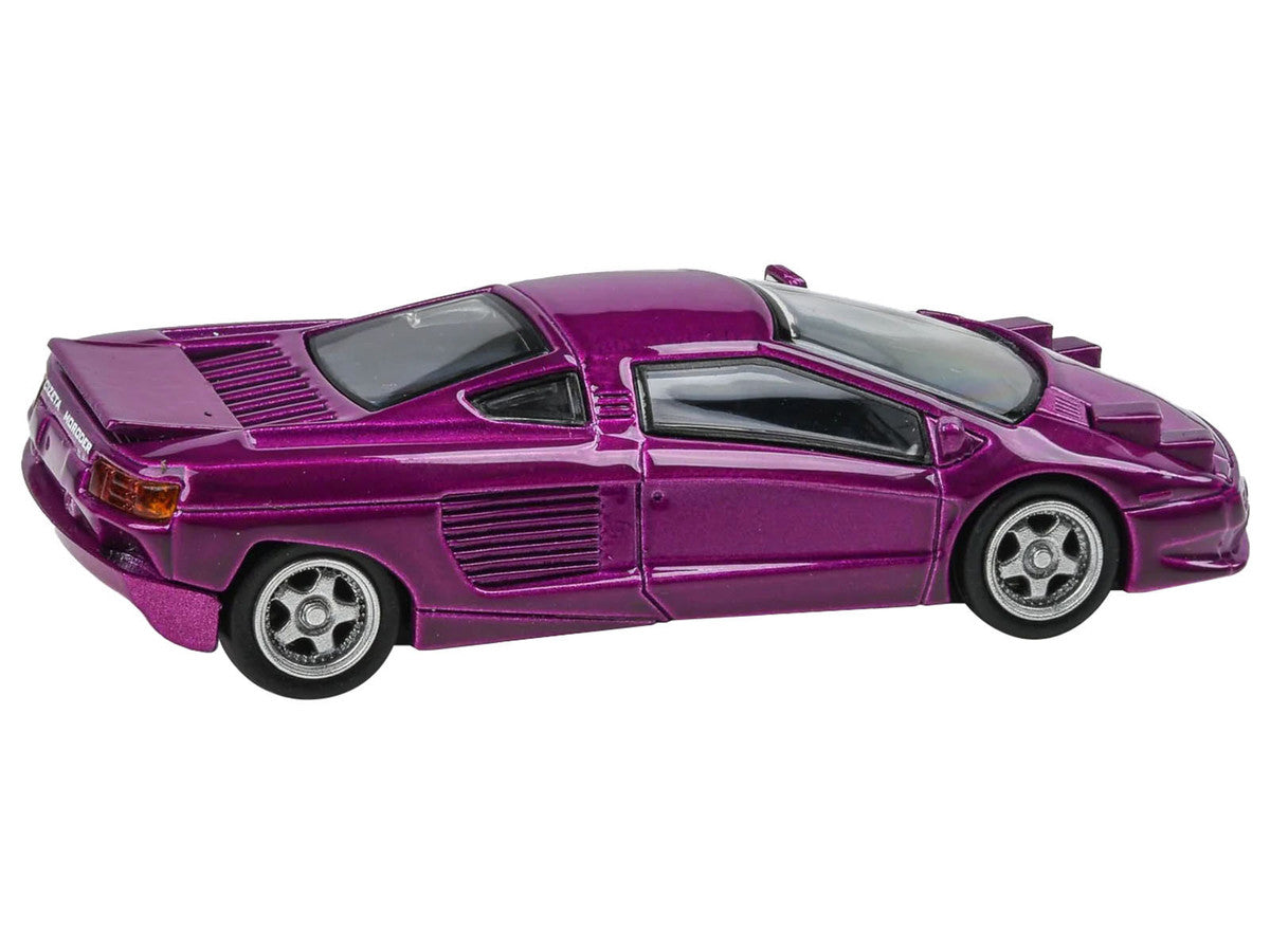 1991 Cizeta V16T Purple Metallic 1/64 Diecast Model Car by Paragon Models-1