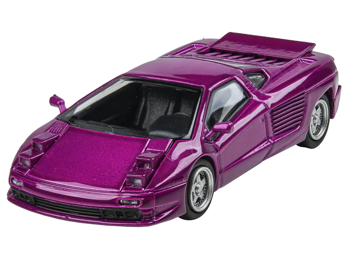 1991 Cizeta V16T Purple Metallic 1/64 Diecast Model Car by Paragon Models-2