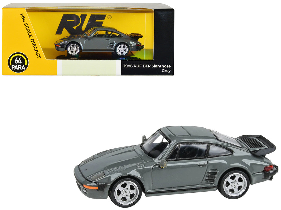 1986 RUF BTR Slantnose Gray 1/64 Diecast Model Car by Paragon Models-0