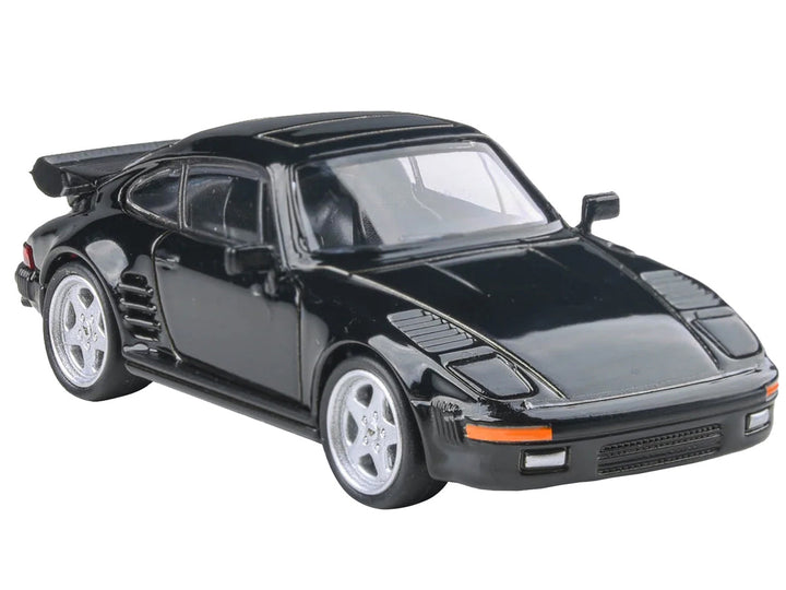 1986 RUF BTR Slantnose Black 1/64 Diecast Model Car by Paragon Models-1