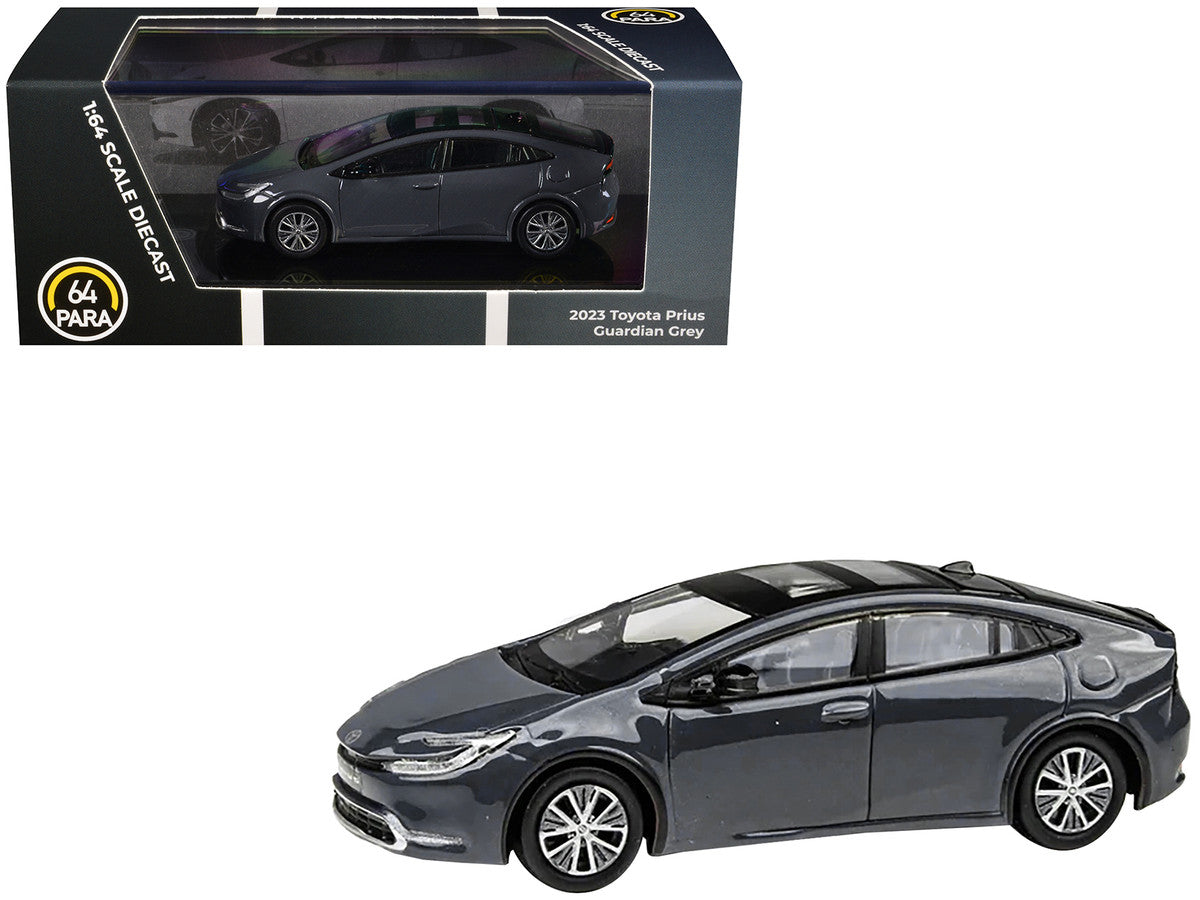 2023 Toyota Prius Guardian Gray 1/64 Diecast Model Car by Paragon Models-3