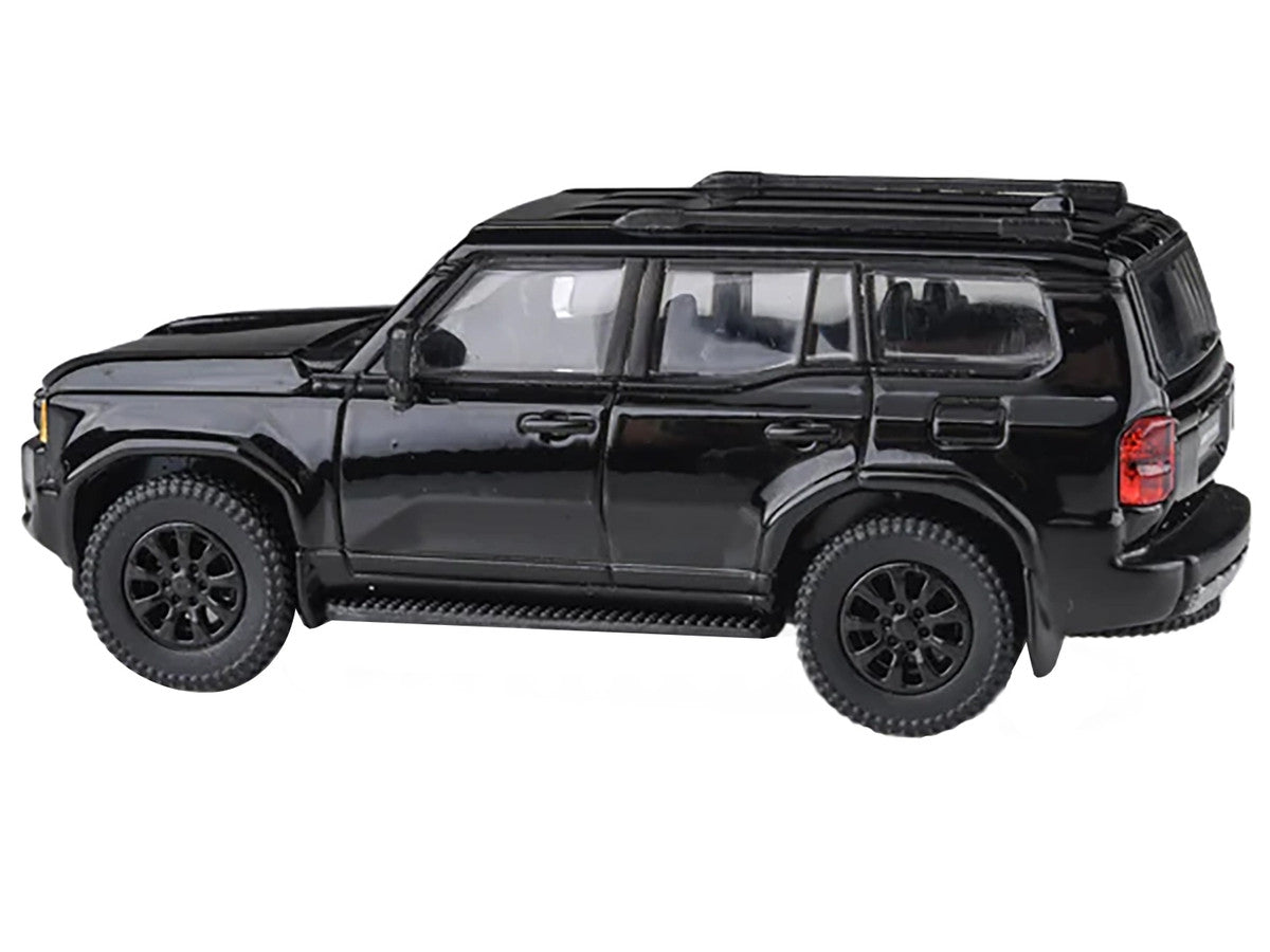 2024 Toyota Land Cruiser 250 Prado Black 1/64 Diecast Model Car by Paragon Models-0