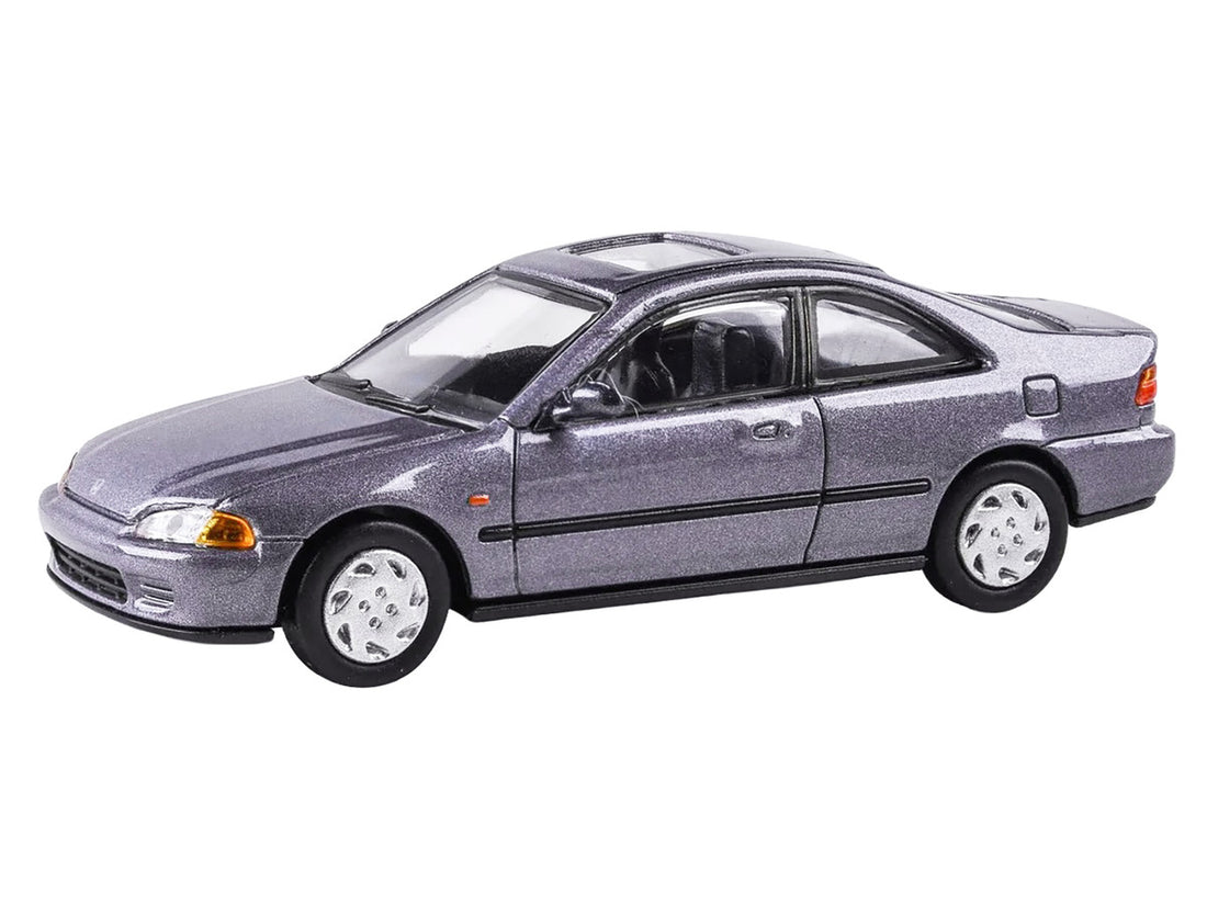 1995 Honda Civic Coupe EJ1 Horizon Gray Metallic with Sunroof 1/64 Diecast Model Car by Paragon-1