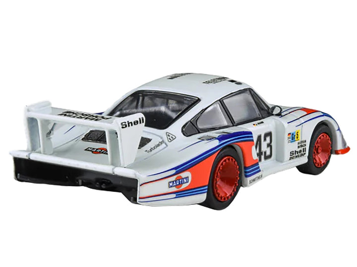 Porsche 935/78 "Moby Dick" #43 Rolf Stommelen - Manfred Schurti "Martini Racing Porsche System" "24 Hours of Le Mans" (1978) 1/64 Diecast Model Car by Paragon Models-0