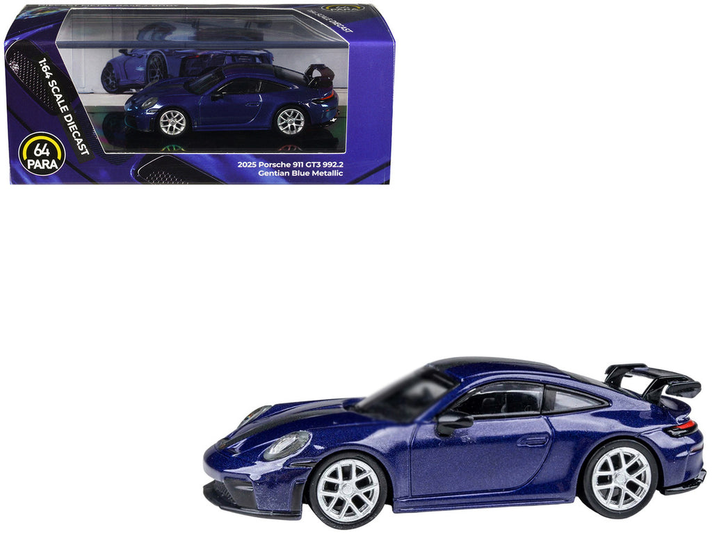 Jadi Paragon  3 Touring 1/18 ミニカー Porsche 2025 911 GT3 (992.2) Gentian Blue Metallic with Carbon