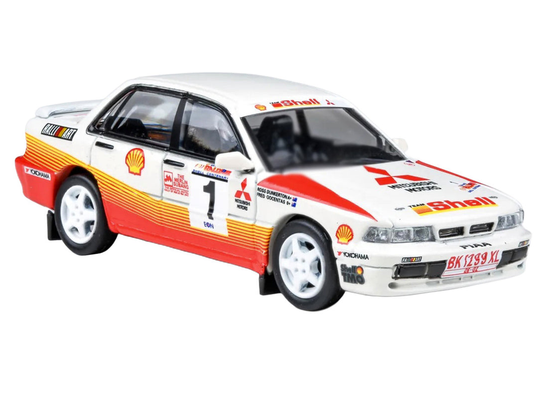 Mitsubishi Galant VR-4 RHD (Right Hand Drive) #1 Ross Dunkerton - Fred Gocentas Winner "APRC Rally Malaysia" (1991) 1/64 Diecast Model Car by Paragon Models 4