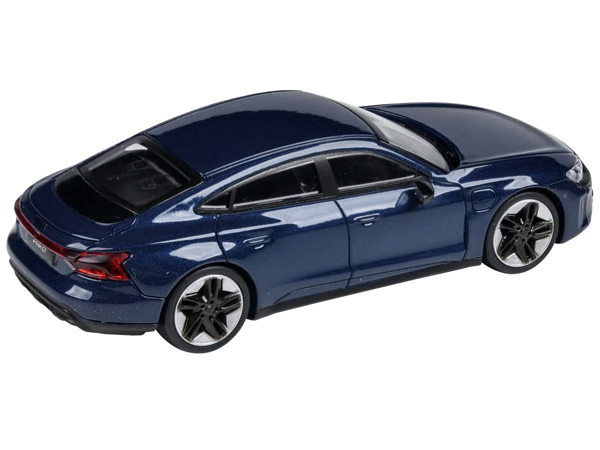 Audi E-tron GT RS Ascari Blue Metallic 1/64 Diecast Model Car by Paragon Models-1