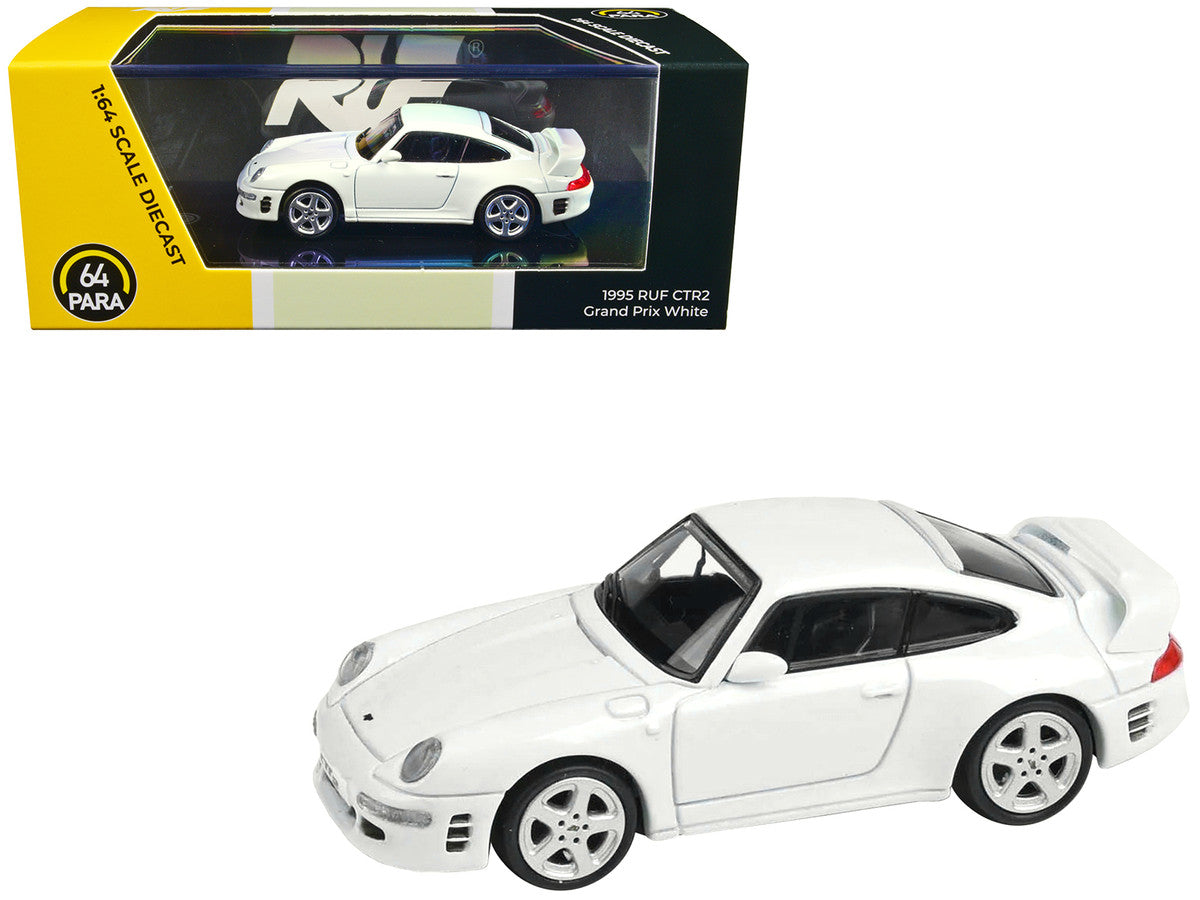 RUF CTR2 Grand Prix White 1/64 Diecast Model Car by Paragon Models-0