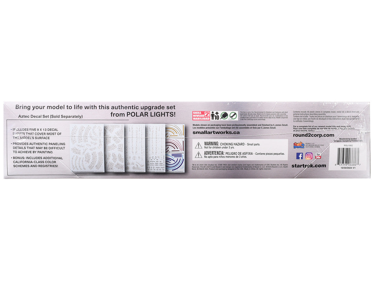 USS Cerritos NCC-75567 Spacecraft "Star Trek: Lower Decks" (2020-2024) TV Series 1/1400 Scale Skill 2 Model Kit by Polar Lights