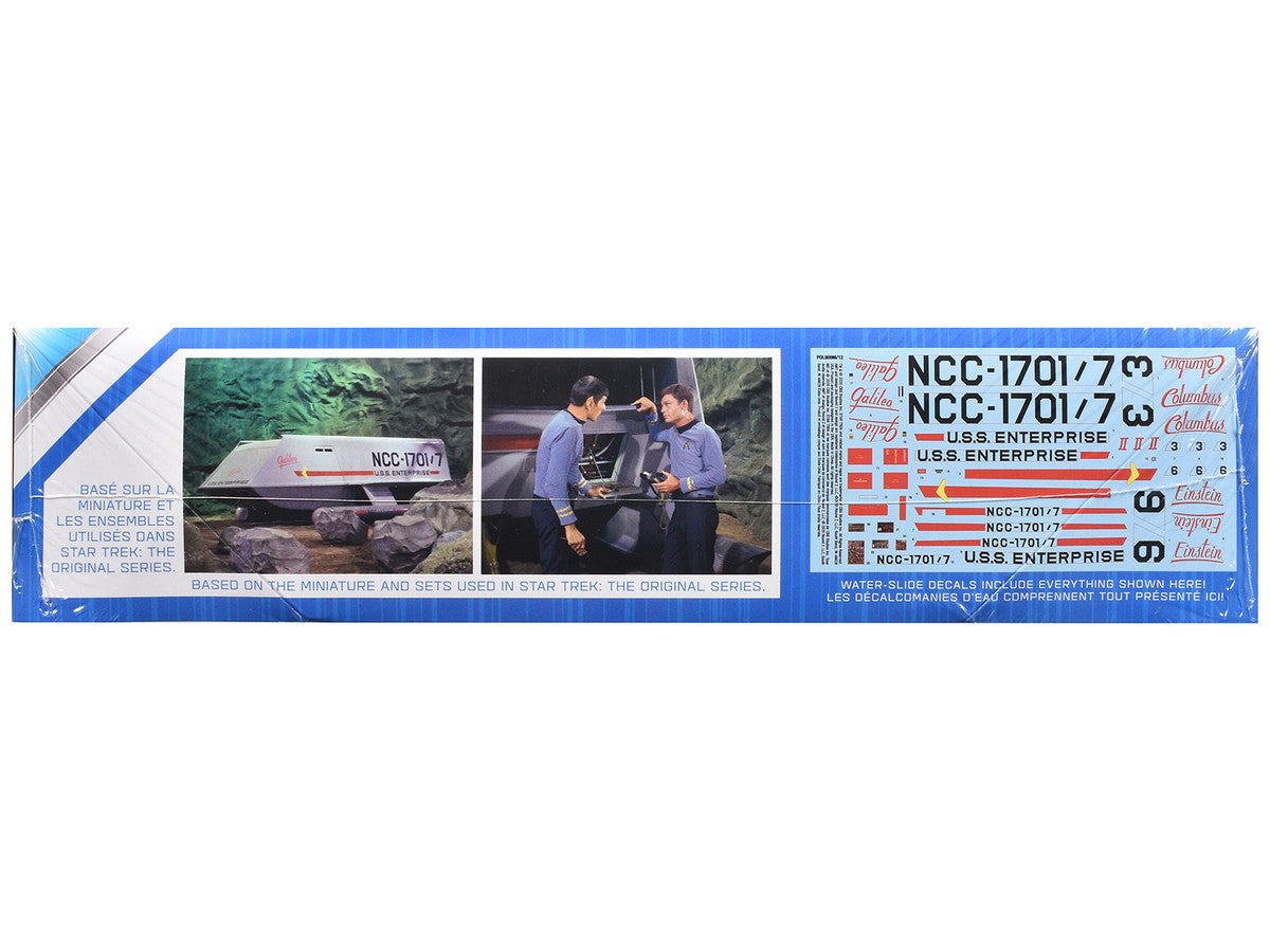 Skill 2 Model Kit Galileo Shuttlecraft "Star Trek: The Original Series" (1966-1968) TV Series 1/32 Scale Model by Polar Lights-1