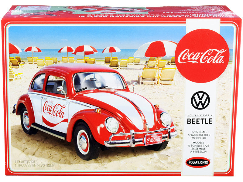 Skill 3 Snap Model Kit Volkswagen Beetle "Coca-Cola" 1/25 Scale Model by Polar Lights-0