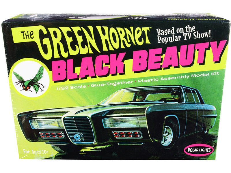 Skill 2 Model Kit Black Beauty "The Green Hornet" (1966-1967) TV Series 1/32 Scale Model by Polar Lights-0