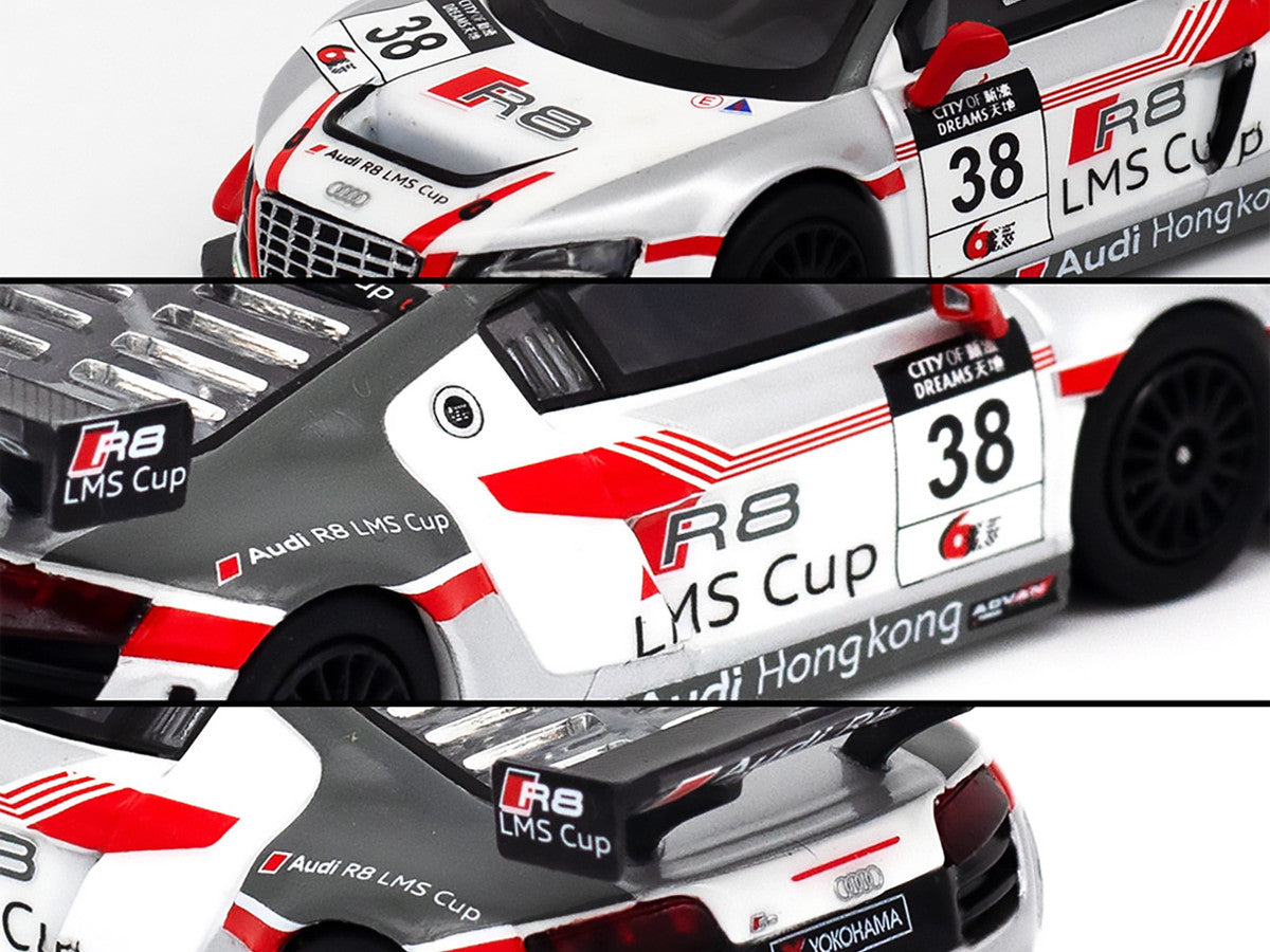 Audi R8 LMS #38 Marchy Lee "Macau GT Cup" (2013) 1/64 Diecast Model Car by Pop Race-2