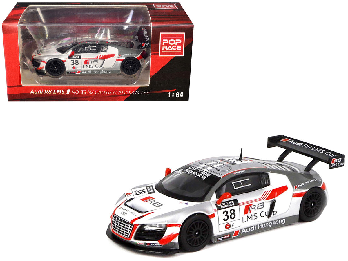 Audi R8 LMS #38 Marchy Lee "Macau GT Cup" (2013) 1/64 Diecast Model Car by Pop Race-3
