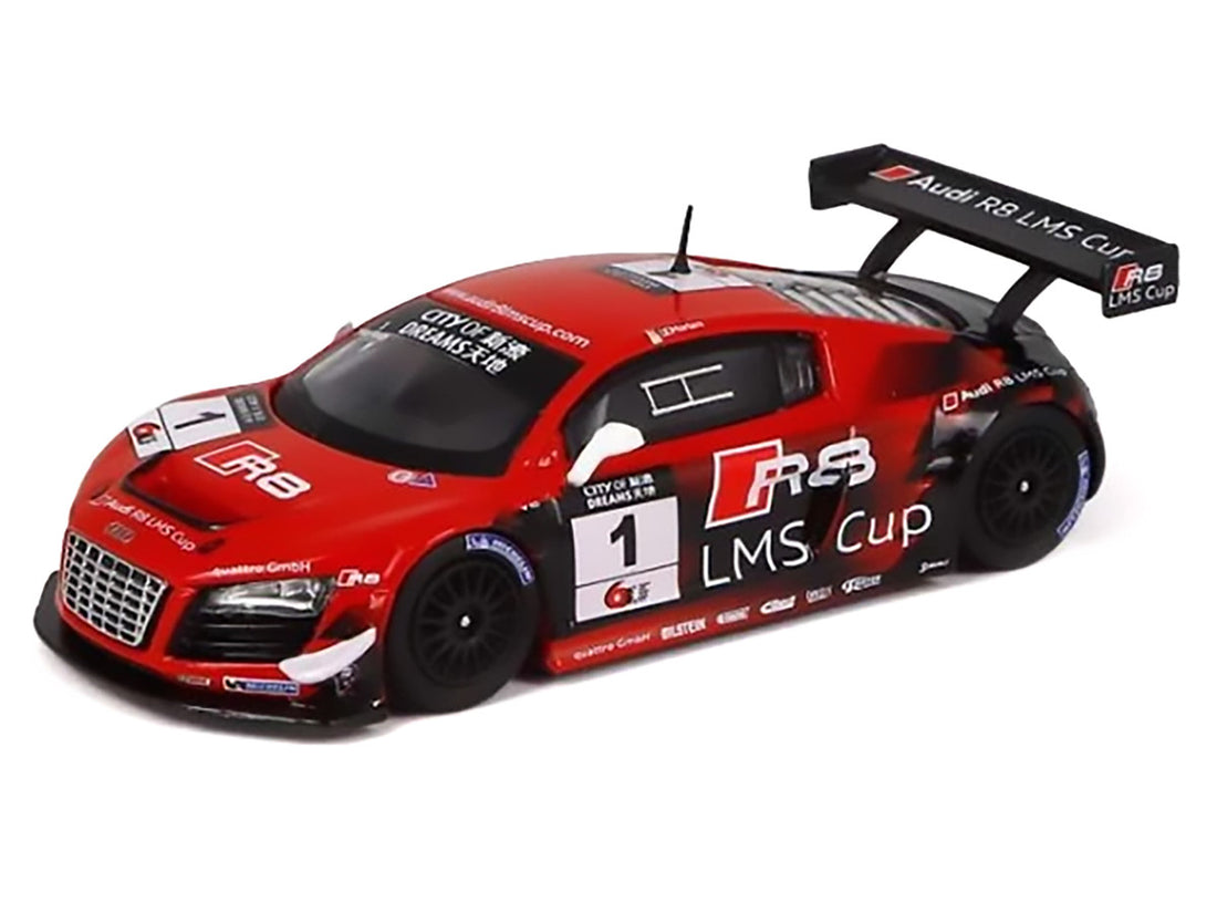 Audi R8 LMS #1 Edoardo Mortara Winner "Macau GT Cup" (2013) 1/64 Diecast Model Car by Pop Race-2