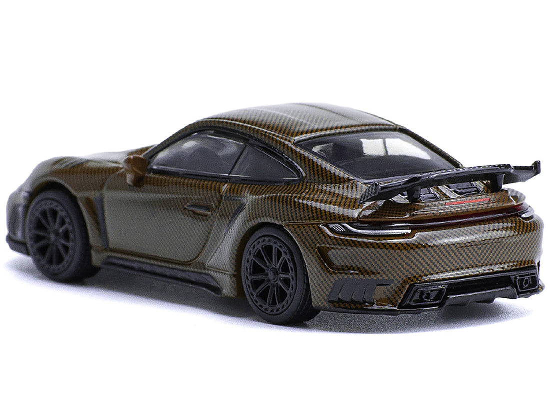 992 Stinger GTR Brown Carbon 1/64 Diecast Model Car by Pop Race-2