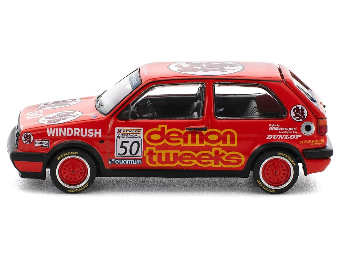Volkswagen Golf GTI MK2 #50 Demon Tweeks "British Touring Car Championship" (1988) 1/64 Diecast Model Car by Pop Race-1