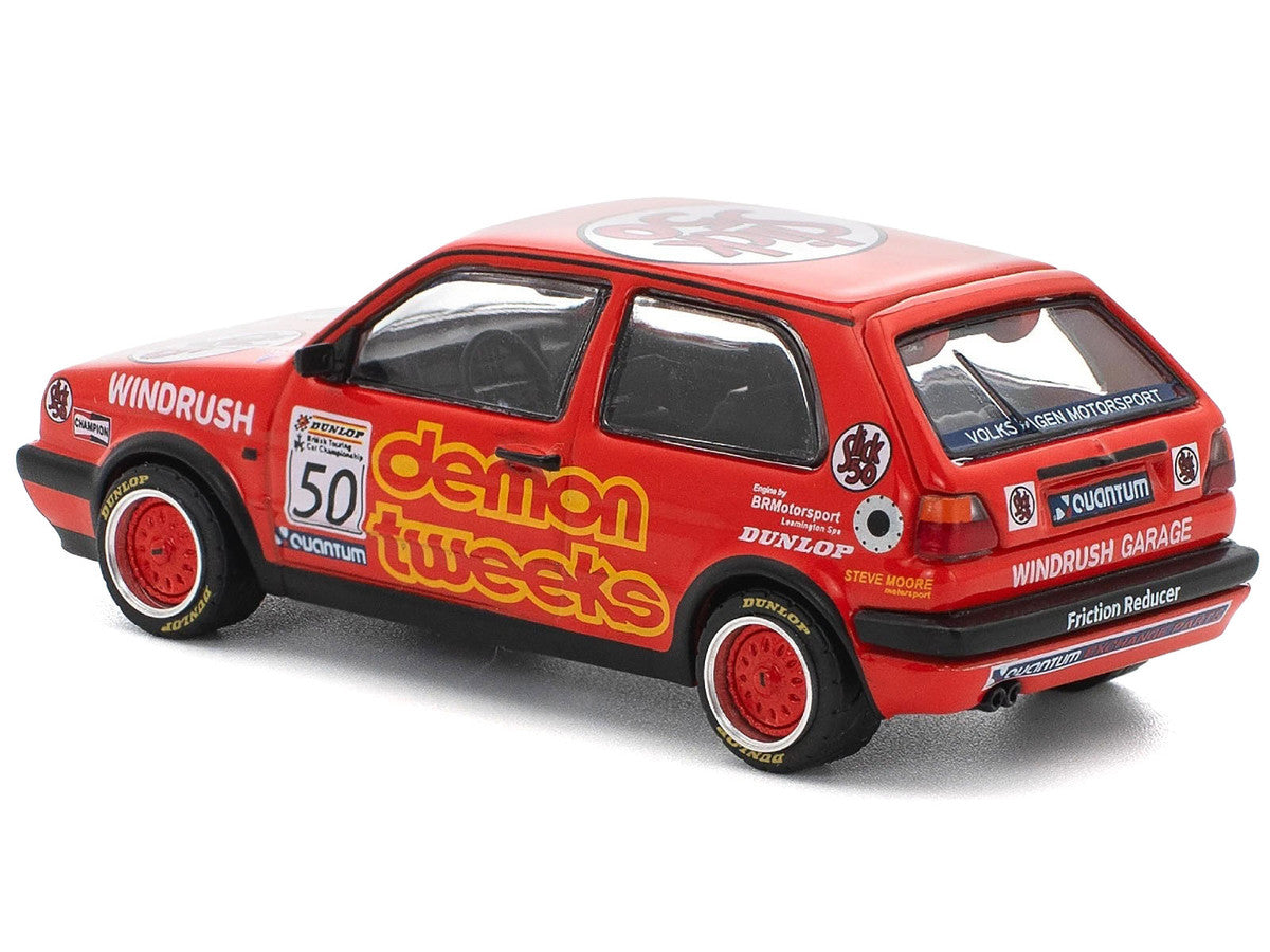 Volkswagen Golf GTI MK2 #50 Demon Tweeks "British Touring Car Championship" (1988) 1/64 Diecast Model Car by Pop Race-2