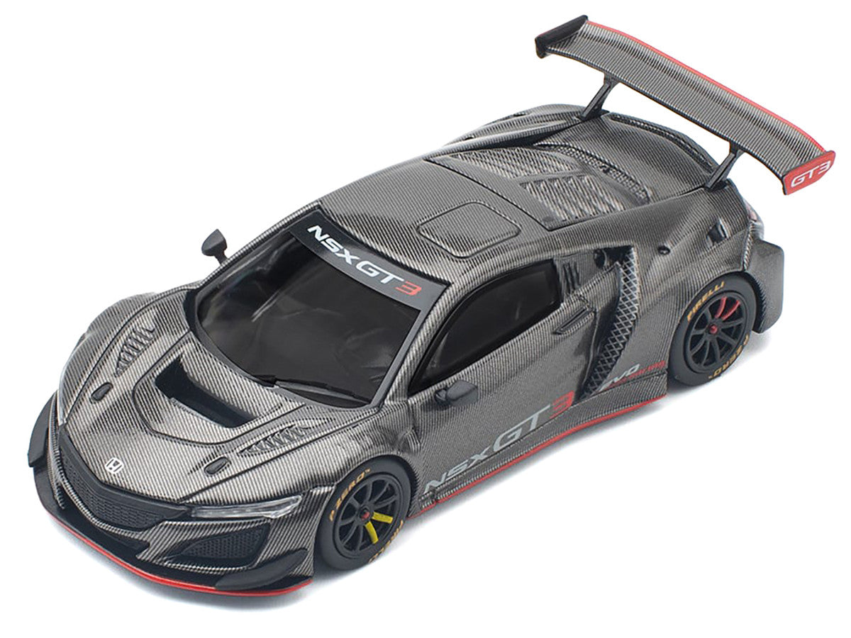 Honda NSX GT3 EVO22 Carbon Edition 1/64 Diecast Model Car by Pop Race-3