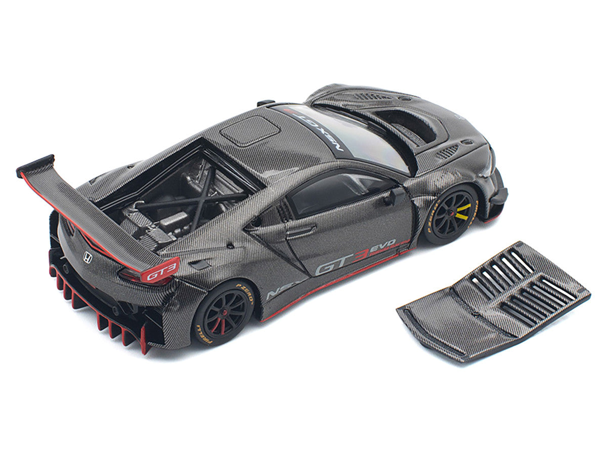 Honda NSX GT3 EVO22 Carbon Edition 1/64 Diecast Model Car by Pop Race-2