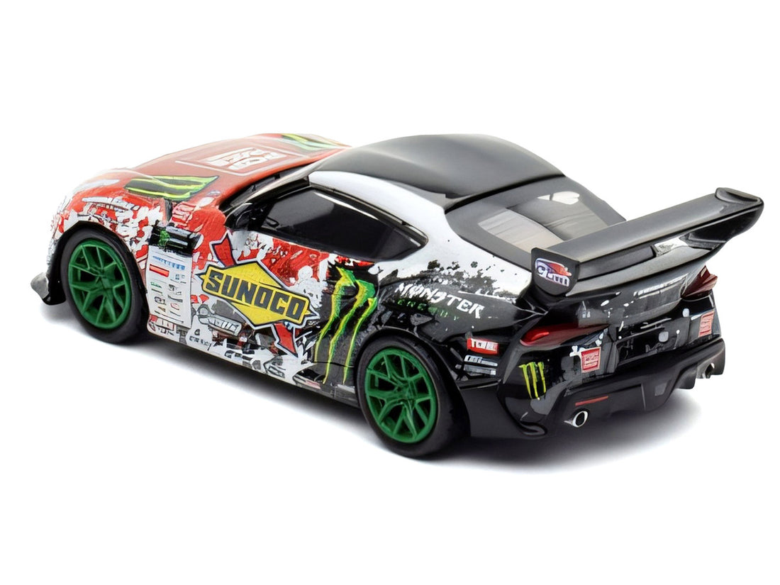 Toyota Pandem GR Supra RHD (Right Hand Drive) Daigo Saito "D1 Grand Prix" (2024) 1/64 Diecast Model Car by Pop Race-3