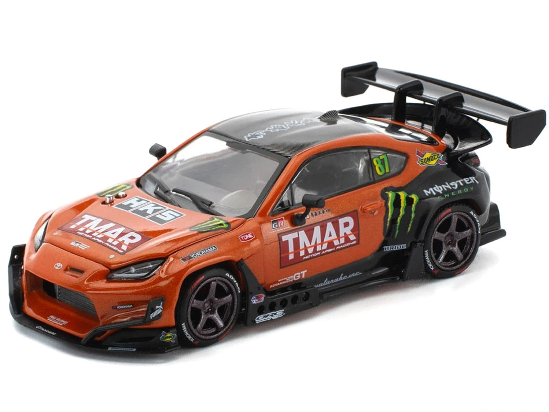 Toyota Pandem GR86 #87 Daigo Saito "Formula Drift Japan" (2022) 1/64 Diecast Model Car by Pop Race-1