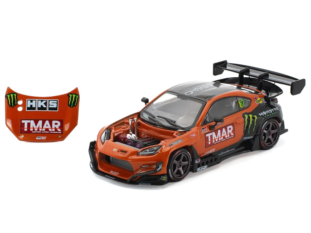 Toyota Pandem GR86 #87 Daigo Saito "Formula Drift Japan" (2022) 1/64 Diecast Model Car by Pop Race-2