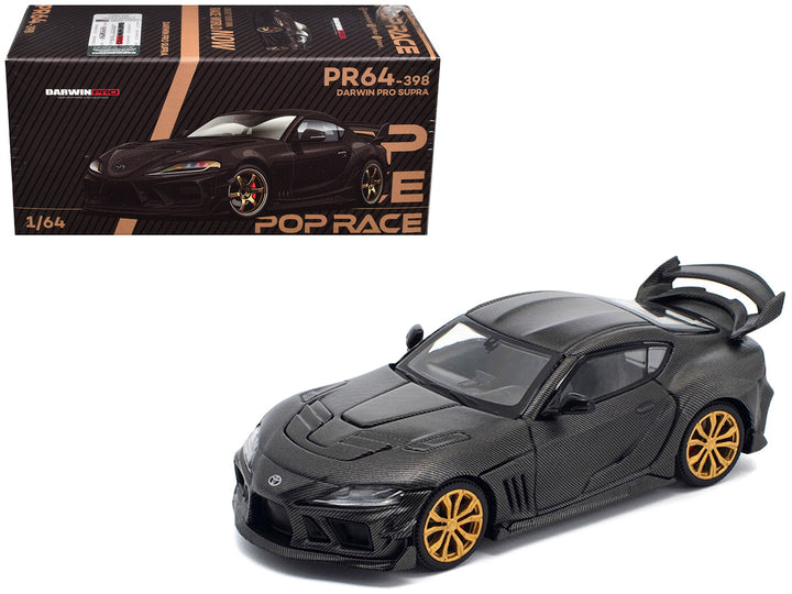 Toyota GR Supra A90 DarwinPRO 66G Full Carbon 1:64 Pop Race diecast car