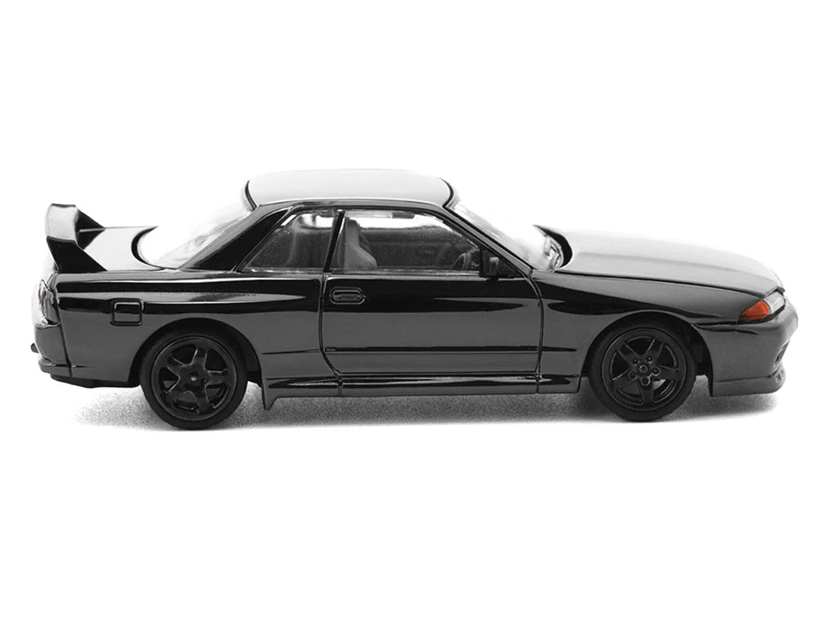 GTR R32 RHD (Right Hand Drive) Dark Chrome "The Dark Chrome Series" 1/64 Die Cast Model Car by Pop Race