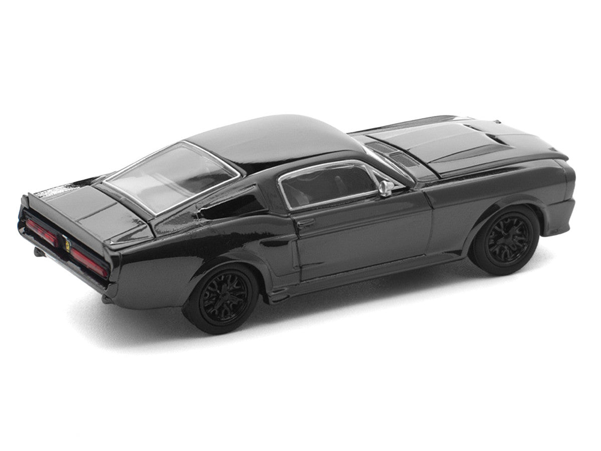 Shelby Mustang GT500 Dark Chrome "The Dark Chrome Series" 1/64 Die Cast Model Car by Pop Race