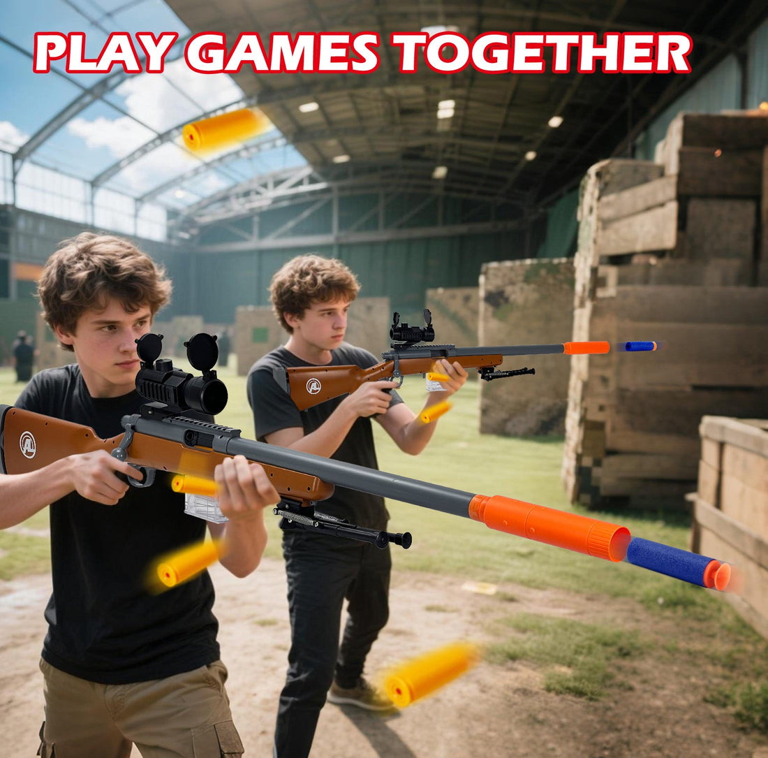 Toy Gun M24 Sniper Rifle Toy Brown 6