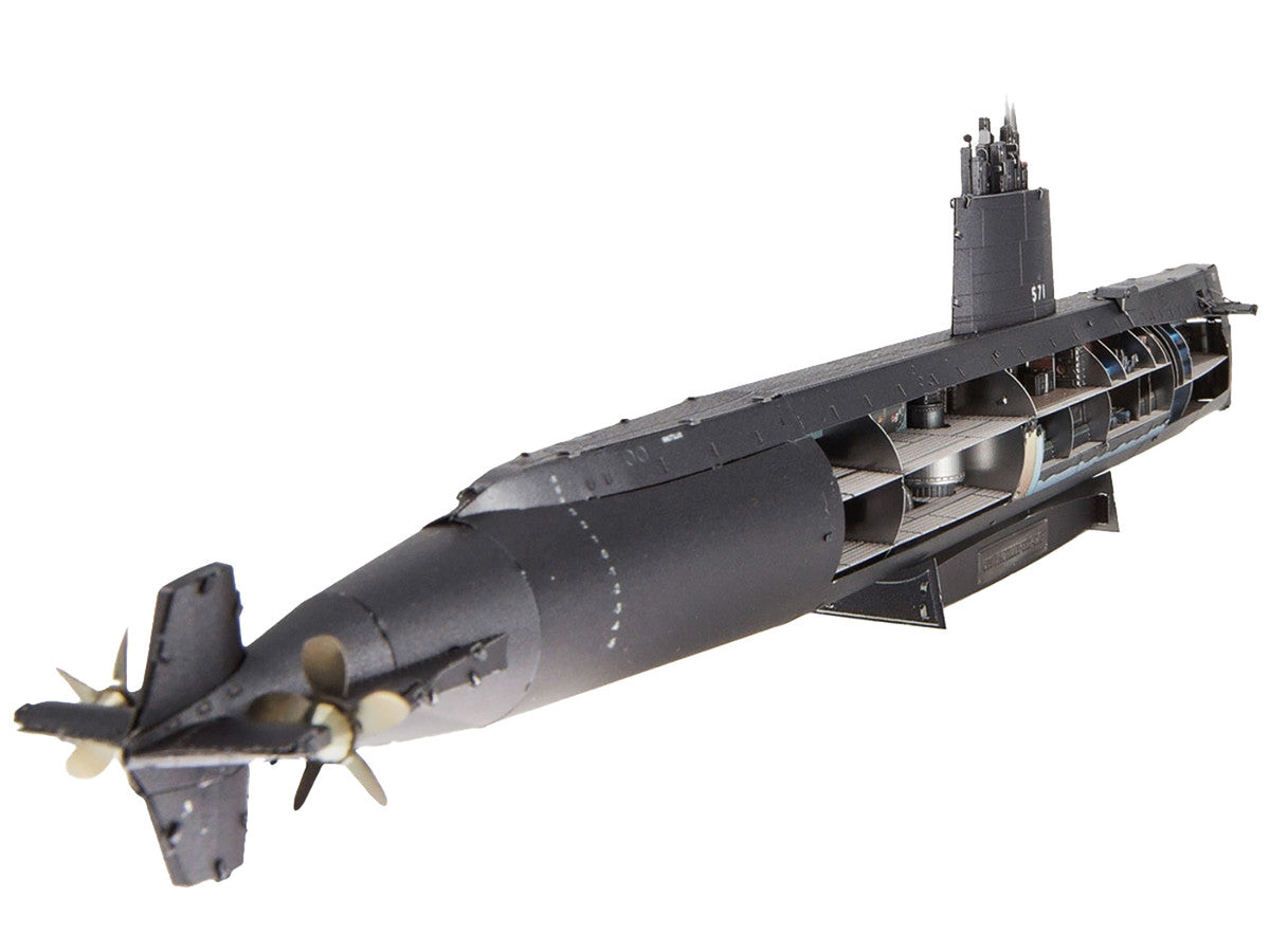 Model Kit USS Nautilus (SSN-571) Submarine "United States Navy" (Challenging Difficulty) Steel Model by Metal Earth-1