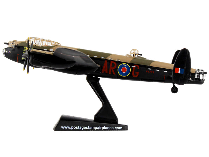 Avro Lancaster NX611 Bomber Aircraft "G for George 460 Squadron" Royal Australian Air Force 1/150 Diecast Model Airplane by Postage Stamp-1