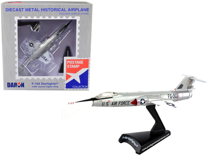 Lockheed F-104 Starfighter Fighter Aircraft "479th Tactical Fighter Wing" United States Air Force 1/120 Diecast Model Airplane by Postage Stamp-0