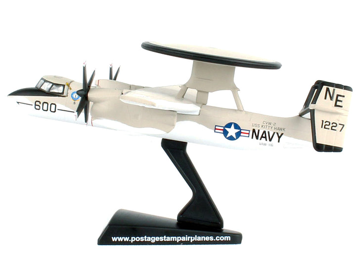 Northrop Grumman E-2C Hawkeye Aircraft "VAW-116 Sun Kings" United States Navy 1/145 Diecast Model Airplane by Postage Stamp-1