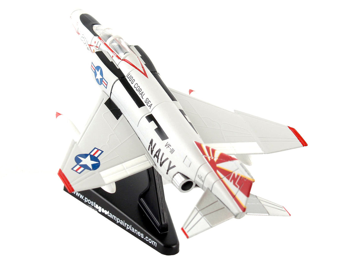 McDonnell Douglas F-4B Phantom II Fighter Aircraft "VF-111 Sundowners" United States Navy 1/155 Diecast Model Airplane by Postage Stamp-2